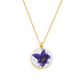 Birth month flower necklace