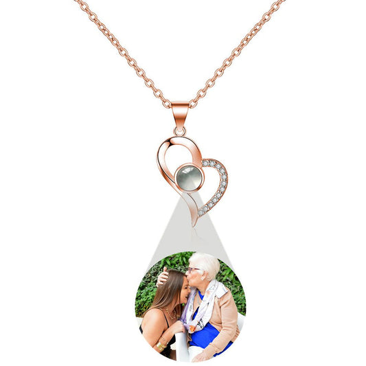 Collana Eternal Love con foto personalizzata