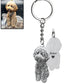 Hond silhouet sleutelhanger